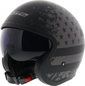 LS2 OF599 Spitfire Black Flag motorhelm