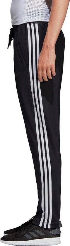 adidas D2M 3-Stripes trainingsbroek dames zwart/wit | bol.com