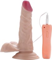 Dildo Vibrator met Krachtige Zuignap - Electrisch - 10 Verschillende standen - Vaginaal & Anaal Gebruik - Mannen & Vrouwen - 20 CM