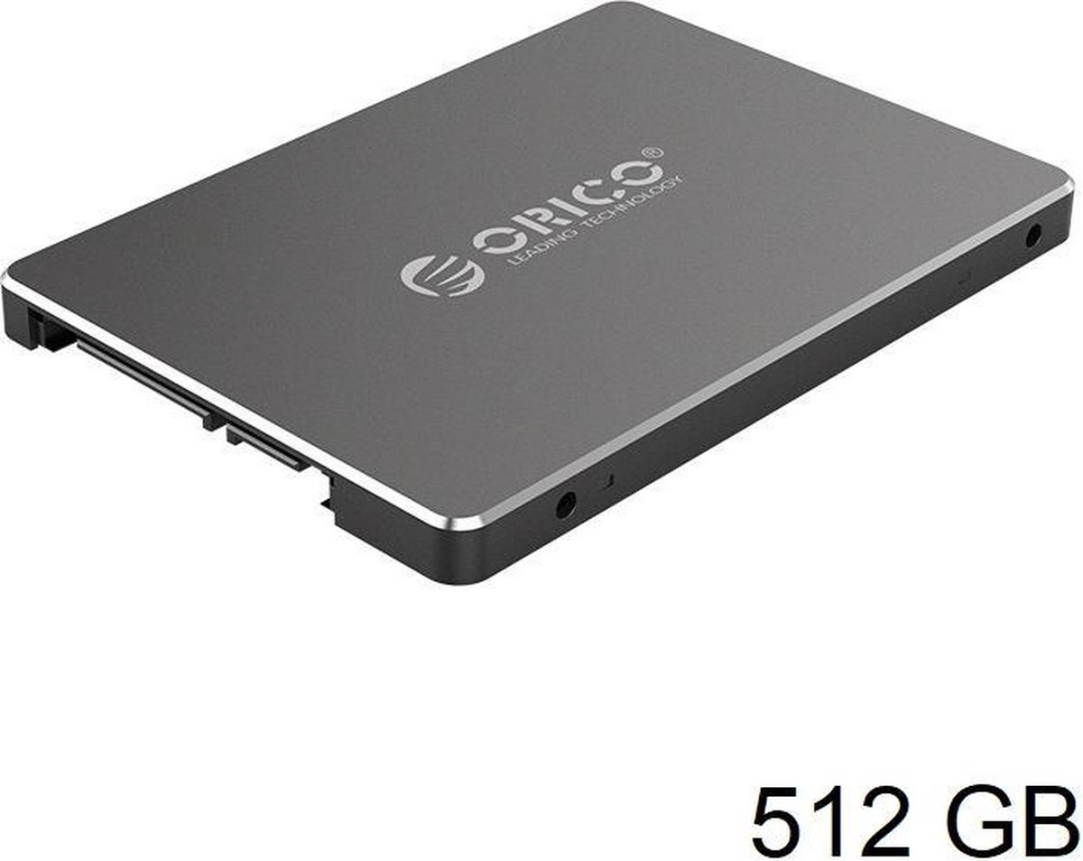 Orico 2.5 inch interne SSD 512GB - 3D NAND flash - Sky grey