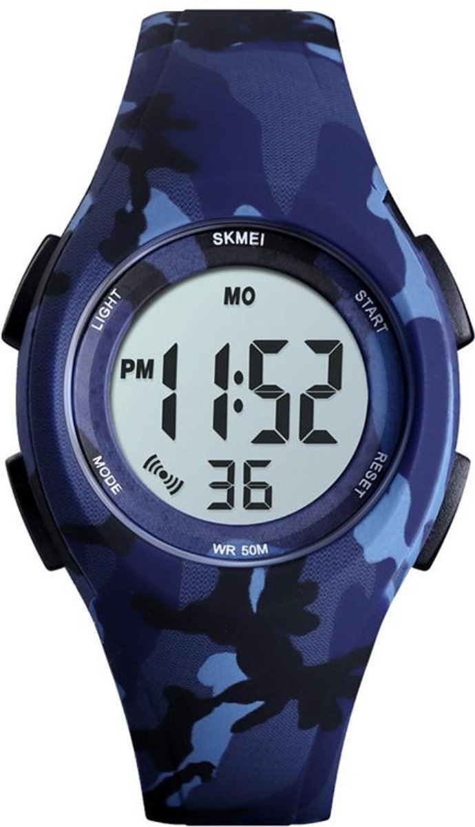 Kinderhorloge - Stopwatch - Waterdicht - Legerblauw