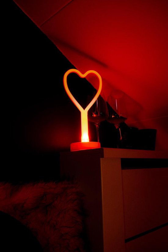 Valentijn Neon hartjes lamp