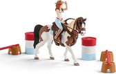 Schleich Horse Club Speelfiguur  - Hannah's Western Rijset - Kinderspeelgoed voor Jongens en Meisjes - 5 tot 12 jaar - 12 Onderdelen - 42441