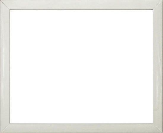 Cadre photo Colorado MDF 68x96 cm, grain de bois blanc