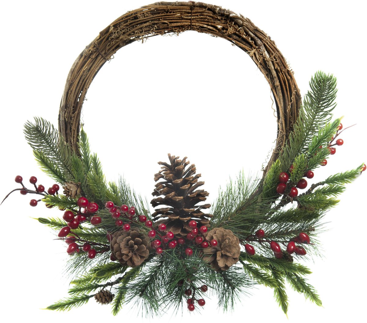 Deurkrans voor Kerst