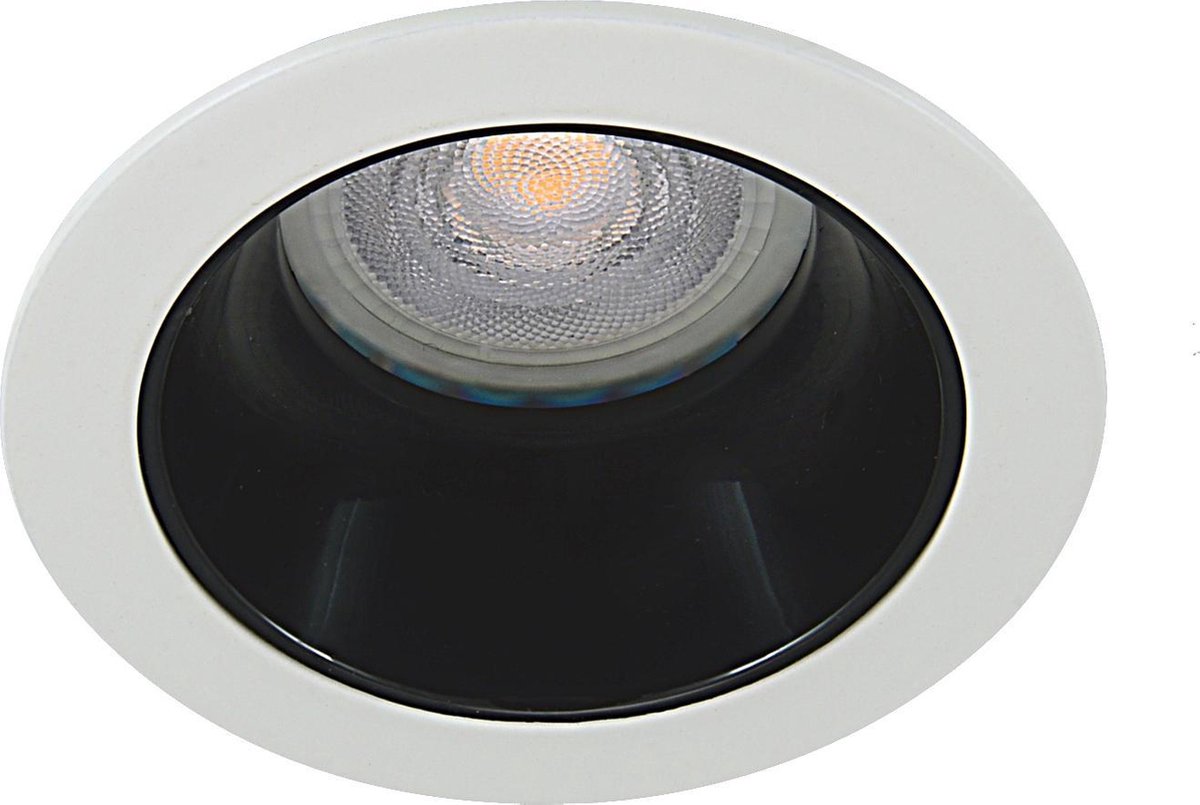 Dimtone inbouwspot Hidde -Verdiept Wit -Philips Warm Glow -Dimbaar -4.9W -Philips LED