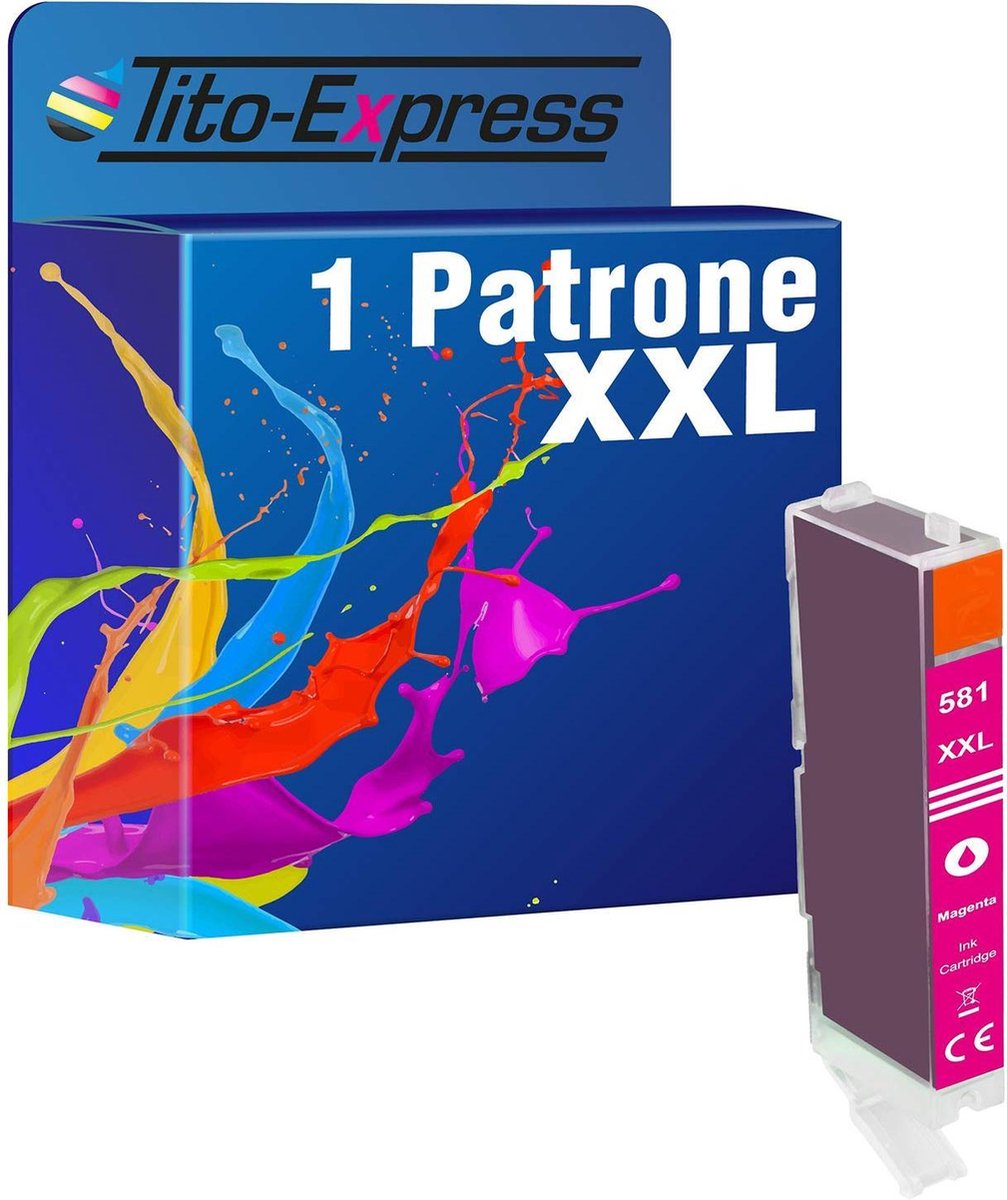 PlatinumSerie 1x cartridge alternatief voor Canon CLI-581 Magenta