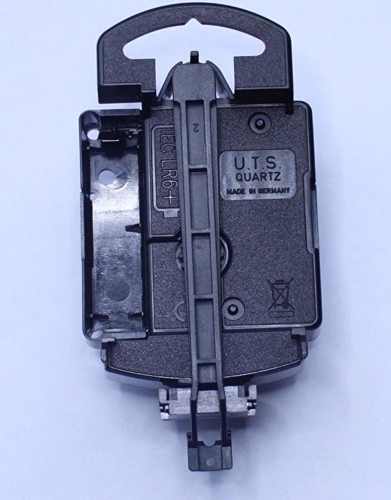 Junghans Kwartsuurwerk W 838, kwartsuurwerk, ZW 20,0 mm, zwart