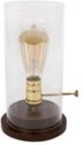 Lampen - Tafellamp Rond "willem" Glas 14,5x14,5x27cm