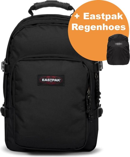 Meetbaar Instituut Redding Eastpak Provider Rugzak Black + Regenhoes Eastpak | bol.com