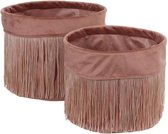 Plantenzak - Romy Pot Roze Set Van 2 - H26xd30cm