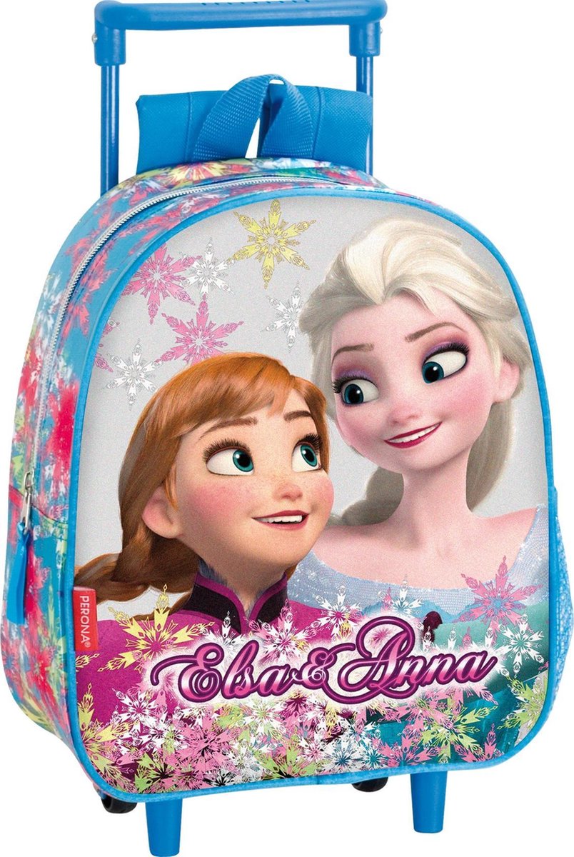 Frozen Elsa & Anna trolley klein 28 cm - Goede kwaliteit! - Disney Frozen