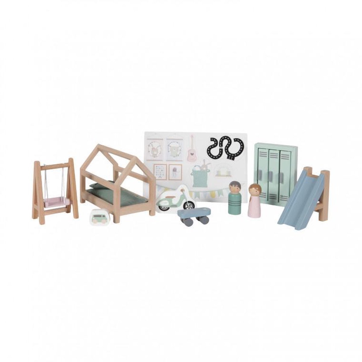 Little Dutch Aanvulset Poppenhuis - Kinderkamer