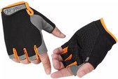 Sporthandschoen – multifunctioneel – vingerloze handschoenen met grip voor (race)fietsen en spinnen, fitness, gym, hockey – 1 paar - maat m