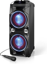 Sharp PS-940 180Watt Partyspeaker met microfoon en DJ-controller