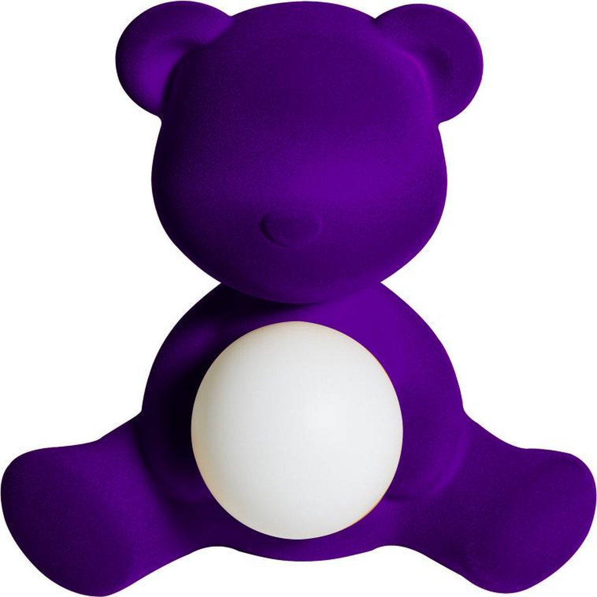 Qeeboo Tafellamp Teddy Girl Velvet - violet