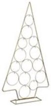 Kerstdecoraties - Pc. 1 Metal Tree/standing Gold  X74cm