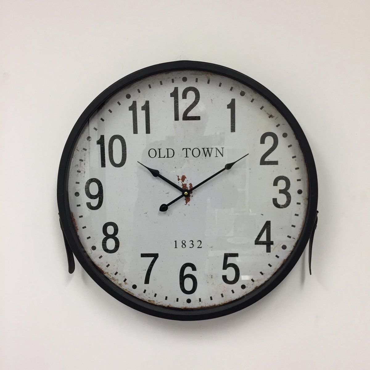 Wandklok Metaal Industrieel Design RETRO