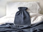 Yumeko kruikzak flanel deep blauw  - Biologisch & ecologisch