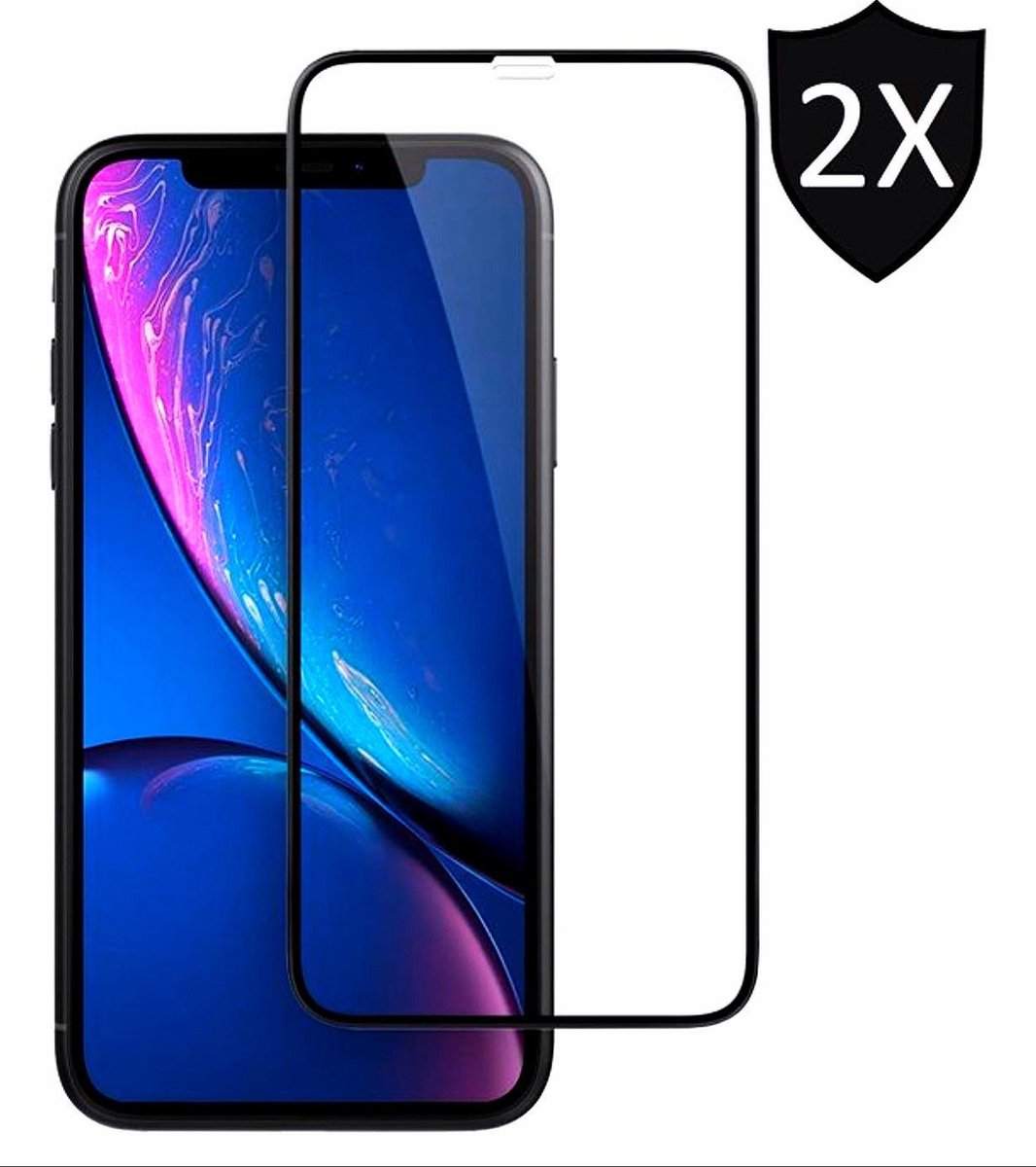 iPhone 11 Pro Max Screenprotector Glas / iPhone Xs Max Screenprotector Glas –Tempered Glass 2x (Extra voordelig) - Eff Pro