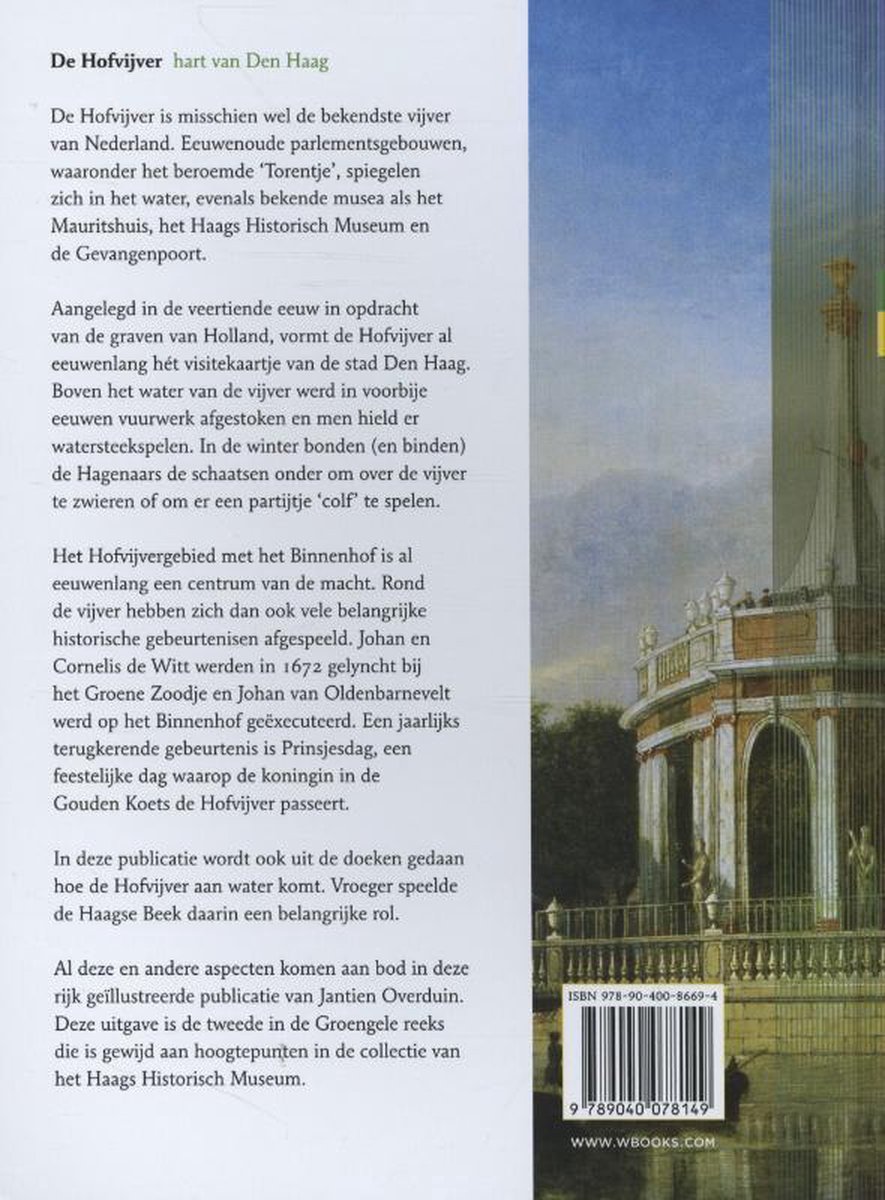 De hofvijver hart van Den Haag - back cover