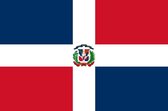 Vlag van Dominicaanse Republiek - Dominicaanse vlag 150x100 cm incl. ophangsysteem