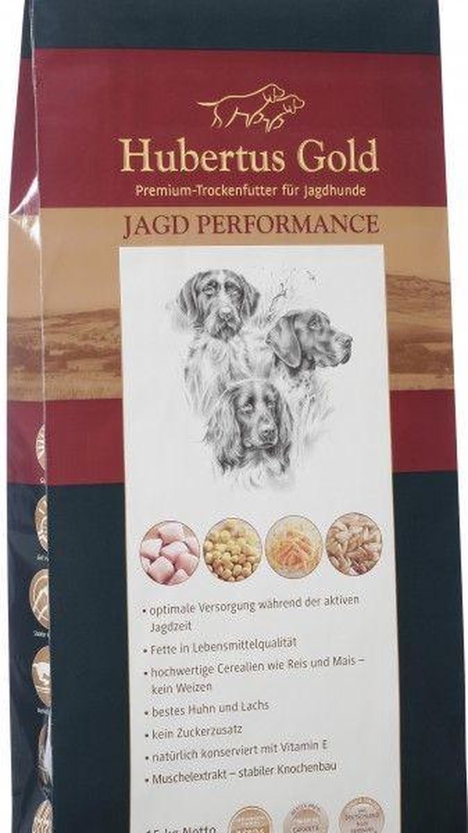 Hubertus Gold Jacht Performance - Droogvoer 14kg