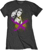 Justin Bieber Dames Tshirt -S- X Grijs