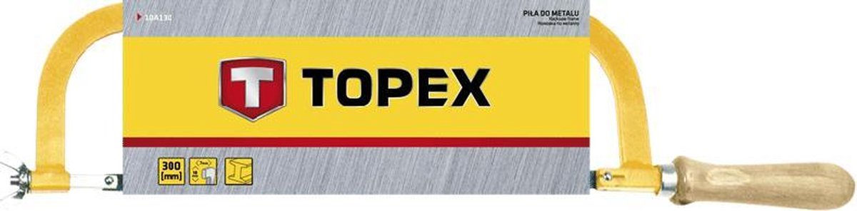 Topex Serie - Metaalzaag - 300mm - Ergonomische Handgreep