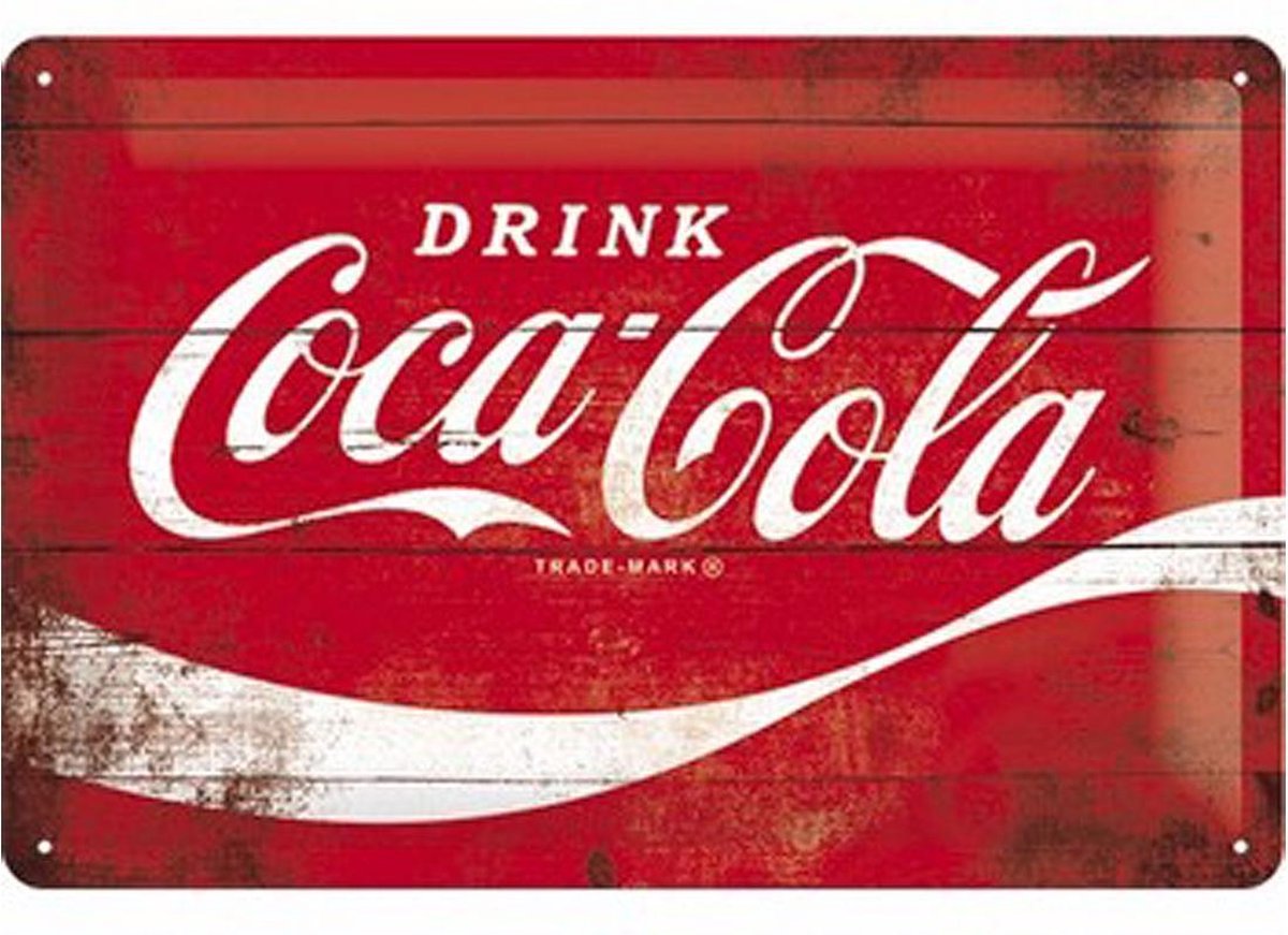 Aanpassing Gepland Dwingend Coca Cola - Metalen Wandplaat | bol.com