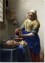 Het Melkmeisje - Johannes Vermeer - Peinture sur toile