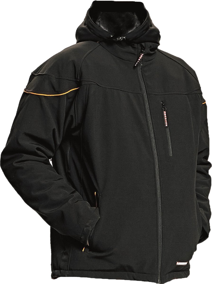 Australian Line EMERTON WINTER SOFTSHELL jas 03010084 Zwart