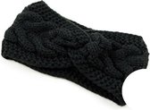 Knitted haarband Aspen zwart