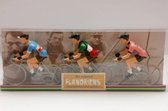The Original Flandriens Set van 3 Miniaturen Felice Gimondi