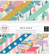 Pink Paislee - PaperPad - Wild Child - 15x15cm