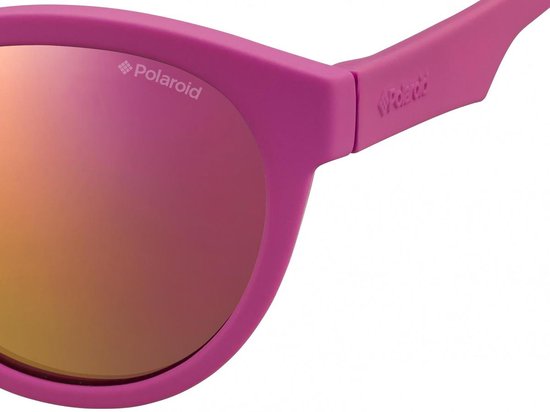 Polaroid Zonnebril 8019/s Cyq/ai Junior Panthos Roze/grijs van Polaroid — afbeelding 4