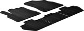 Gledring Rubbermatten passend voor Citroen Berlingo / Peugeot Partner 2008-2018 (T profiel 5-delig + montageclips)