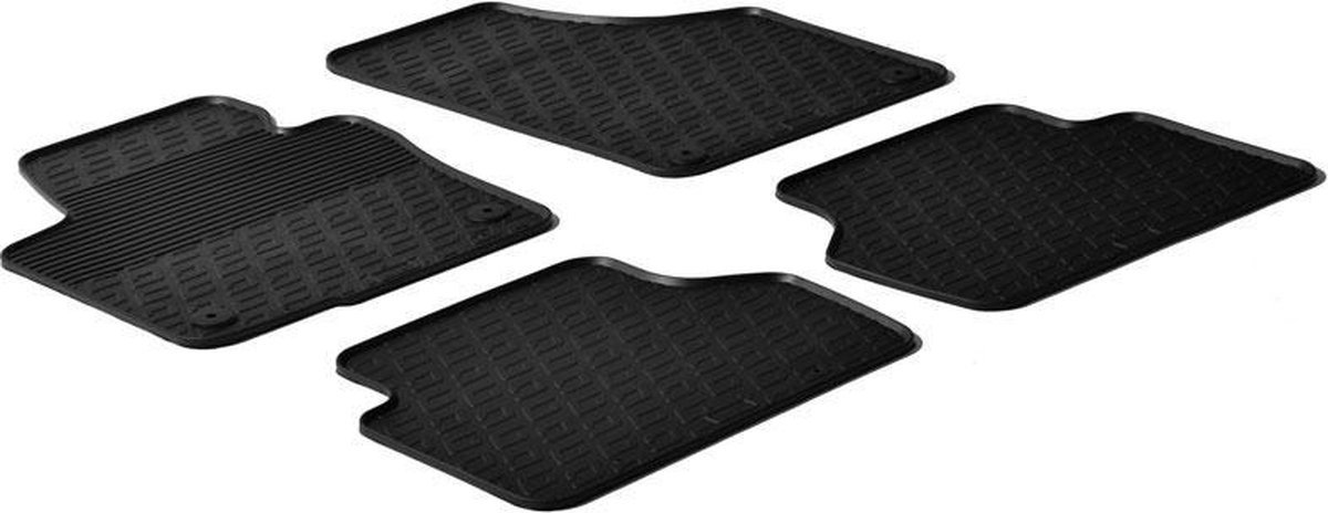 Gledring Rubbermatten passend voor Volkswagen Tiguan 2007-2016 (G profiel 4-delig + montageclips)