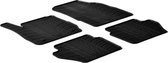 Gledring Rubbermatten passend voor Ford Fiesta VII 2008-2017 (T profiel 4-delig + montageclips)