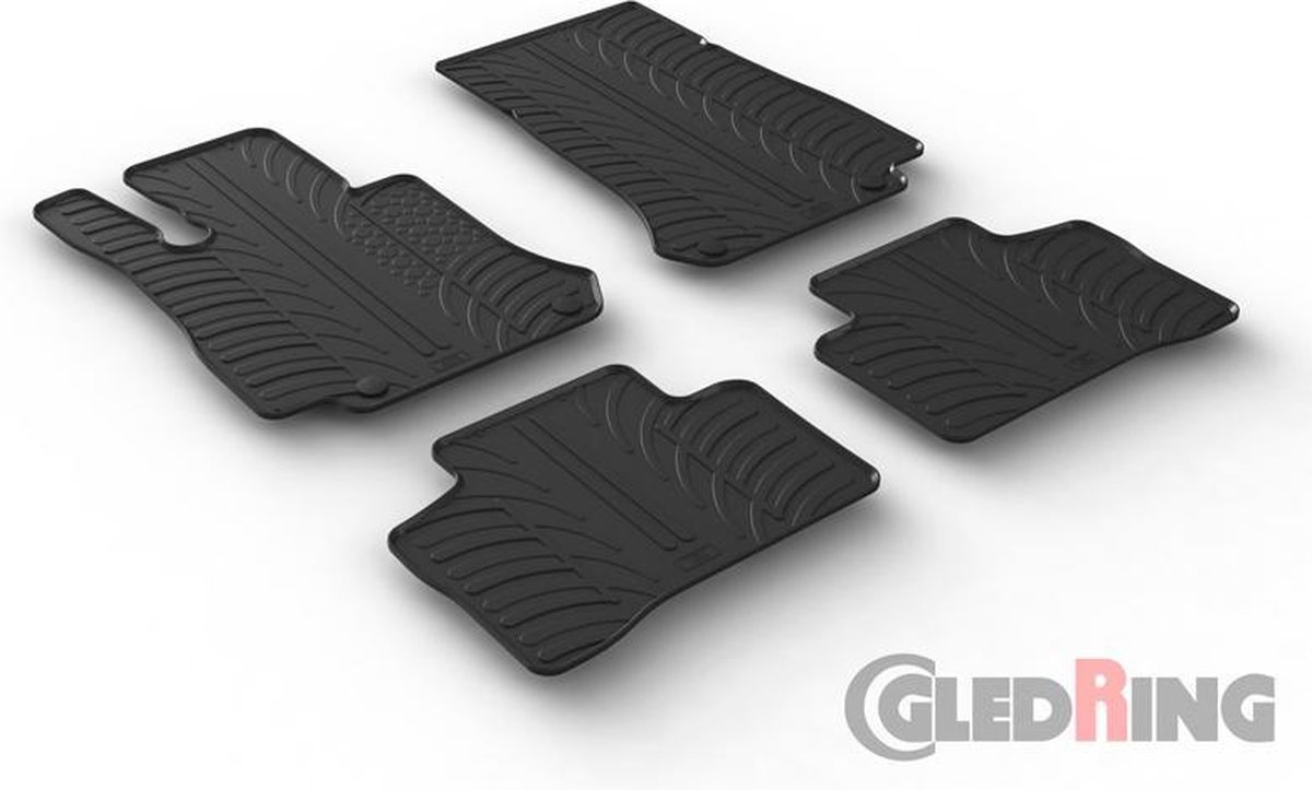 Tapis de sol de voiture personnalisé pour Mercedes Glc Coupé 2017-2022  Détails intérieurs Accessoires de voiture Tapis Tapis de coffre