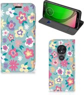 Motorola Moto G7 Play Smart Cover Flower Power