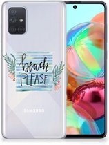 Coque Smartphone pour Samsung Galaxy A71 Coque Boho Beach