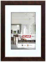 Icar Houten Passe-Partout Fotolijst Donker Bruin AGA4N 18x24 cm (13x18 cm)