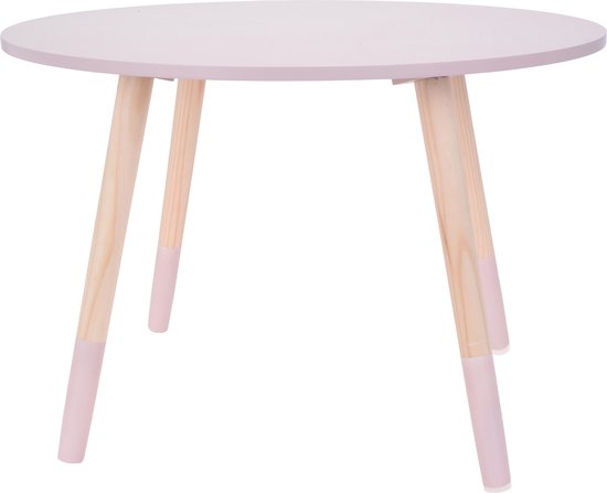 Persoonlijk Verhoog jezelf aanklager Kindertafel roze hout - tafeltje - bijpassende stoeltjes ook te koop bij  ons B.E.A.U.... | bol.com