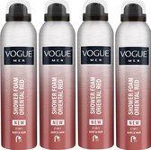 Vogue Men Oriental Red Shower Foam - Doucheschuim -  4 x 200 ml Voordeelverpakking