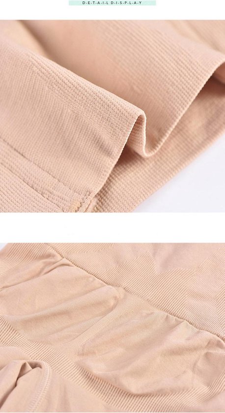 Corrigerend ondergoed voor billen, buik en dijen - corrigerend ondergoed high waist - Beige/Creme - maat M/L