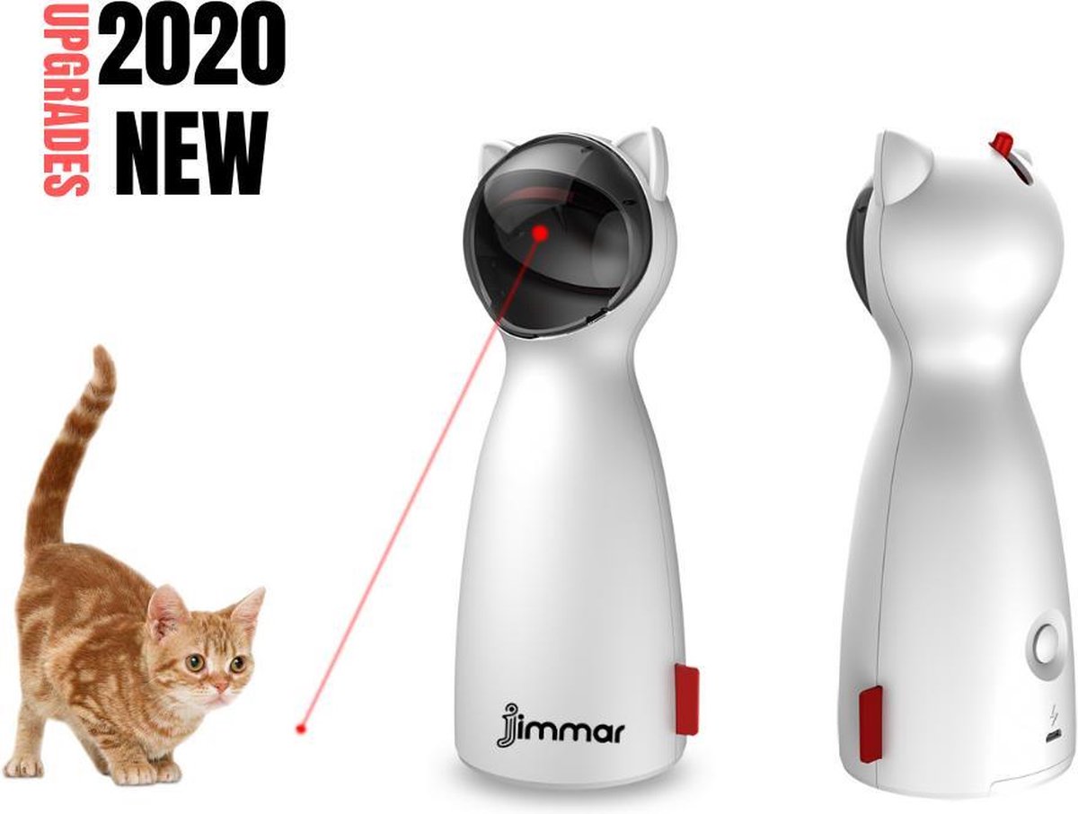 | JIMMAR Laser Kat Premium Katten Speelgoed Verstelbare Huisdier Kat Interactief Speelgoed