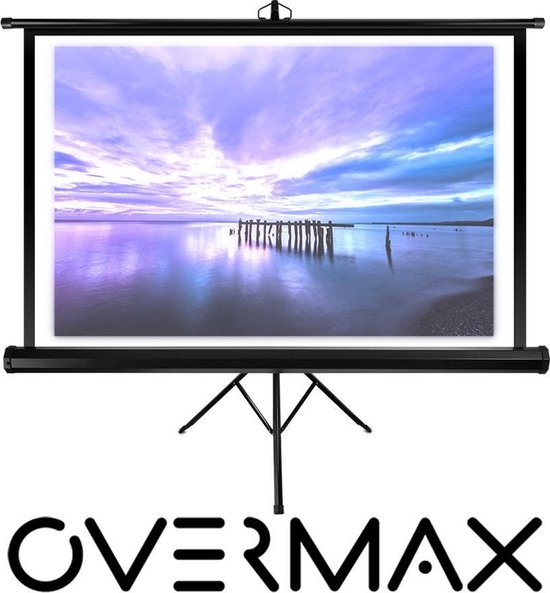 Overmax Screen - Verstelbaar Projectie Scherm 60 - Zwart