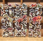 Animal stickers - Dieren stickers - Beloningsstickers - Kinderen - Dagboek - Stickers kinderen - Stickers volwassenen - Stickervellen - Stickers voor kinderen - 3 Vellen | Dinosaur