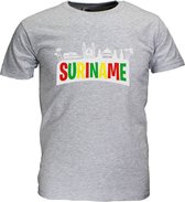 Suriname T-Shirt Fortnite Stijl Zwart / Grijs / Blauw / Groen